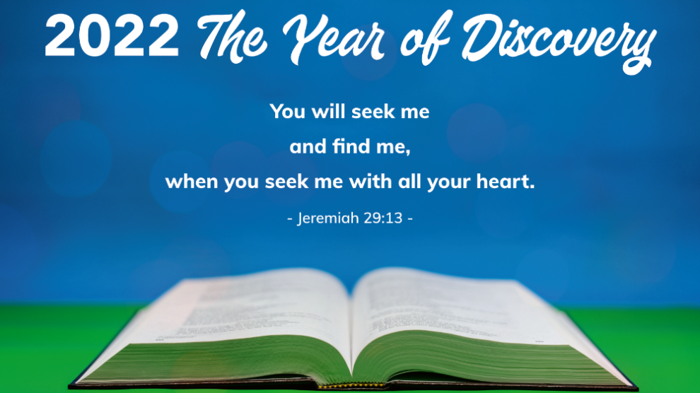 2022 Bible Reading Plan Year of discovery